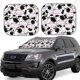 thumbnail image 1 of Balery Cute Animal with Cow Parasol para parabrisas de coche de 2 piezas | Parasol plegable para parabrisas delantero de coche para la mayoría de sedanes-Small, 1 of 6