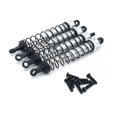 thumbnail image 1 of 4 Pcs 1/12 RC Cars Shock Absorber Upgraded Adjustable Replacing Parts Modification Kit Replacement for WLtoys 12402-A A323 12409 Silver, 1 of 8