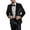 Black, variant on Mens Blazer Jacket Sports Coat,Black Mens Suit,formal Tuxedo Jacket for Wedding Ceremonies and With Classic Button Front Design and Tailored Fit for Elegant Style