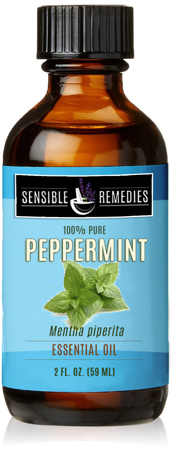 Sensible Remedies Peppermint 100 Therapeutic Grade Essential Oil, 2 fl