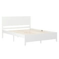 thumbnail image 6 of Buzz & Bloom Kids Full-Size Platform Bed with Panel Headboard and Footboard, White, 6 of 12