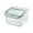 green, variant on MesaSe Rice Container Food Grade Good Sealing Flip Cover Design Large Capacity Kitchen Organization Storage Container Household Supply