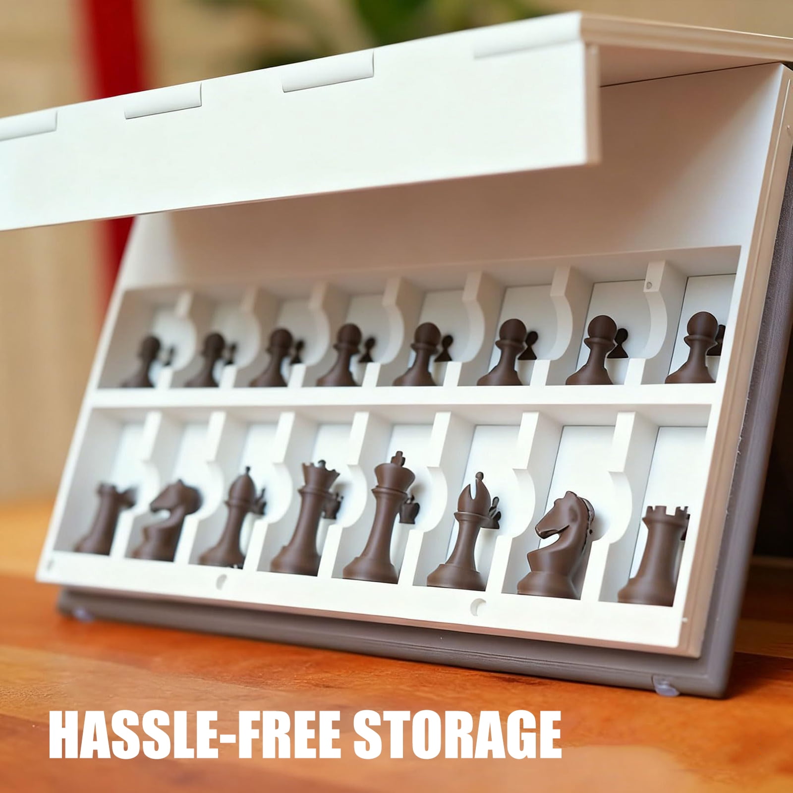 Innovative Book Styles Folding Chesses Set Practical Design For Travel Storage Educational Chesses Game Set for All Ages