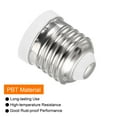 thumbnail image 4 of Convertidor de Base de Lámpara Uxcell E26 E27 a E12 Adaptador de Enchufe de Luz 6 Paquetes, 4 of 5