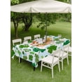 thumbnail image 3 of St. Patrick's Day Outdoor Tablecloth - 60x102 Inch Rectangle Dining Table Cover, Green Lucky Shamrock Leaves Cloud Blue Waterproof Outdoor Table Cloth with Umbrella Hole & Zipper for Picnic/Patio, 3 of 7