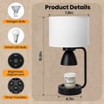 thumbnail image 6 of HadinEEon Candle Warmer Lamp, Fragrance Lamp with Timer and Dimmer, Electric Candle Warmer Lamp, Table Candle Warmer for Home, Bedroom Decoration Gifts, 6 of 8