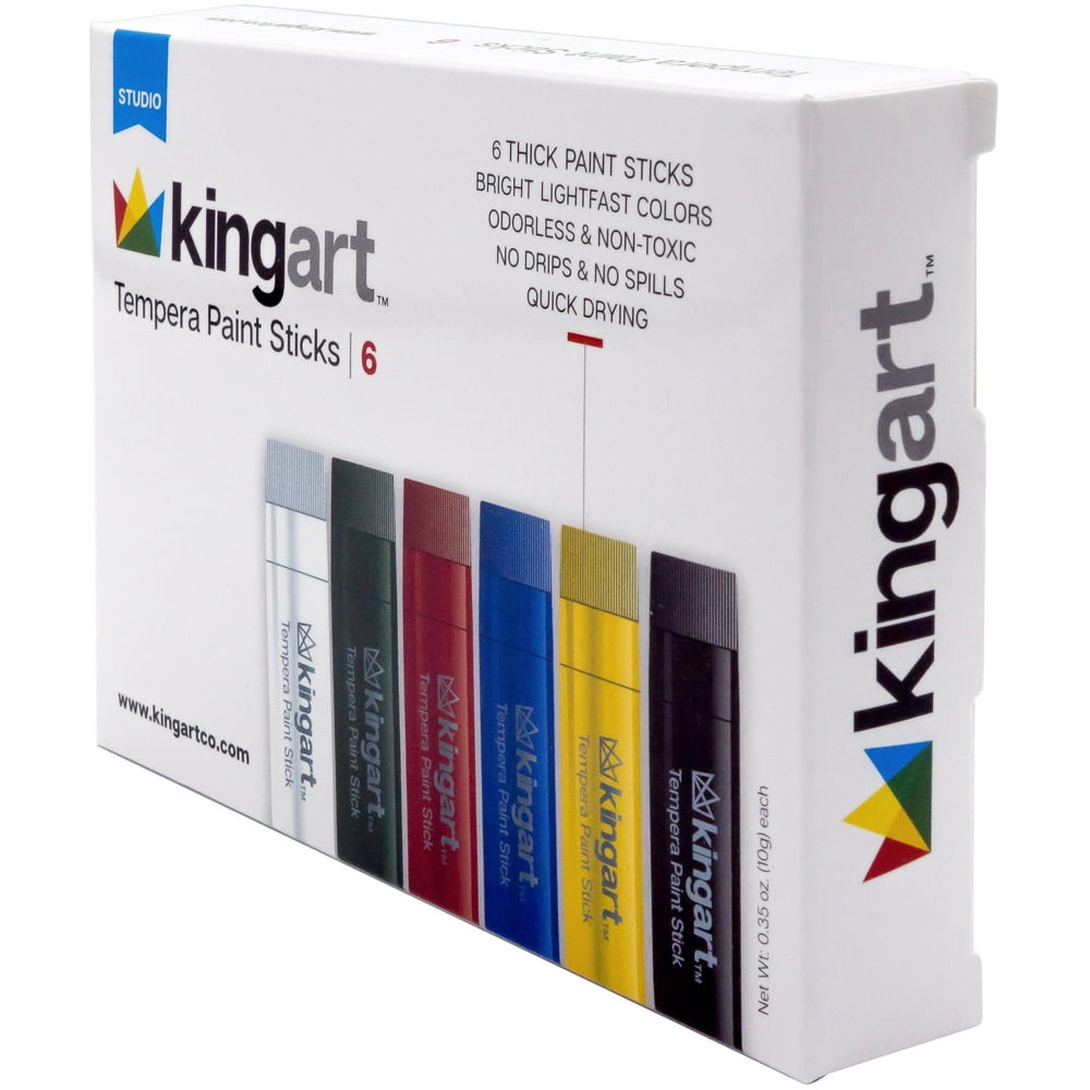 Tempera Paint Stick Set 6/Pkg