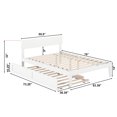 thumbnail image 5 of Boston Full Bed with Twin Trundle in White, 5 of 6