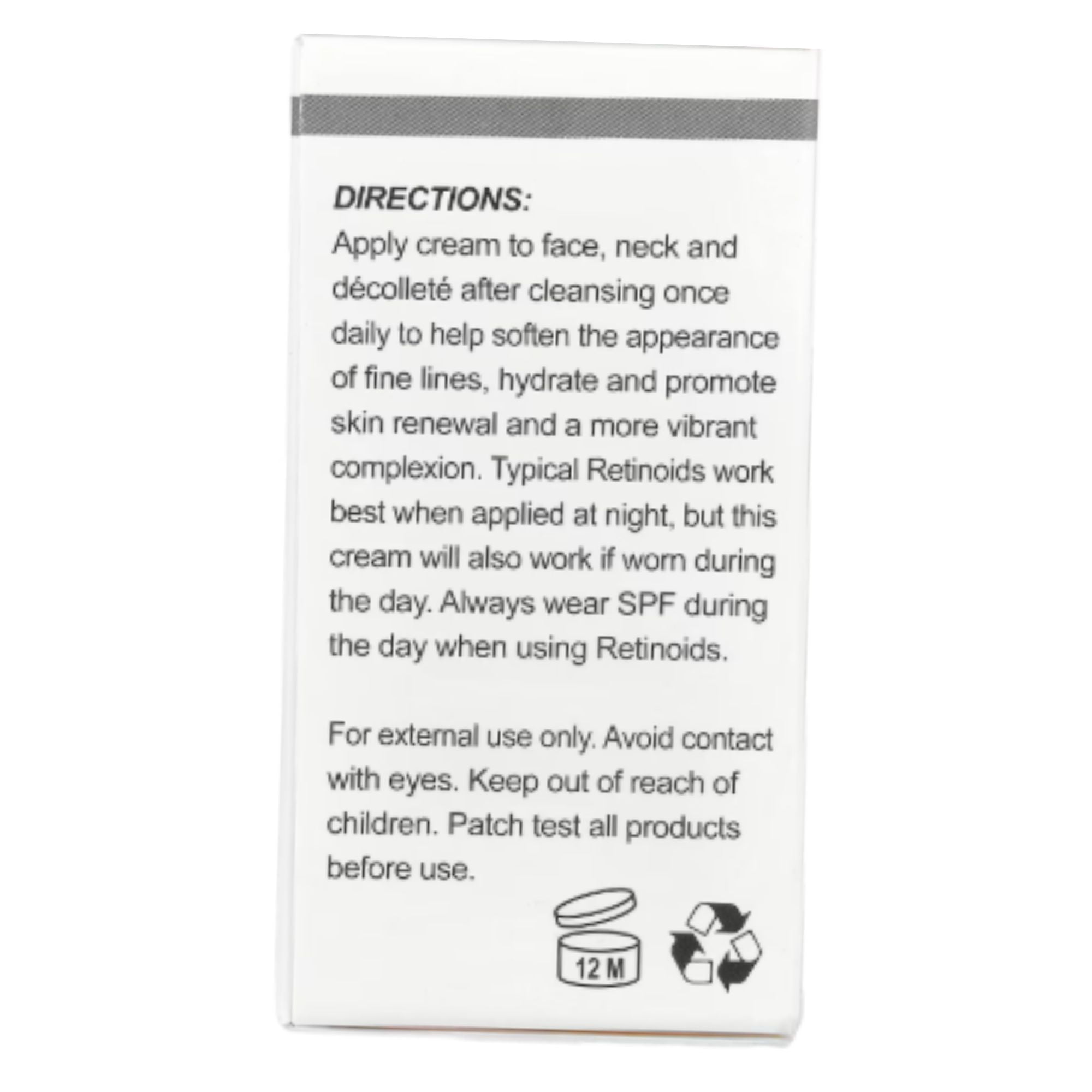 Admire My Skin Retinol + Vitamin C Hydrating Face Cream Moisturizer – Daily Skincare Treatment