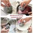 thumbnail image 2 of 6 Pcs Berus Basuh Pinggan Bebola Dawai Keluli Tahan Karat, 2 of 2