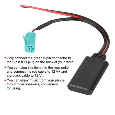 Lhcer Audio Wireless Bluetooth Stereo Radio Cable Aux In Adapter Fits For Renault Clio 05 11 Bluetooth Audio Cable Audio Cable Walmart Canada