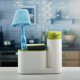 thumbnail image 4 of Soap Dispenser Pump,CHENKE 2 in 1 Soap Dispenser Pump and Sponge Holder Refillable Soap Dispenser Kitchen Countertop Liquid Soap Dispenser for Kitchen, 4 of 5