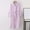 Purple, variant on EQWLJWE Women's Soft Plush Fleece Hooded Bathrobe, Full Length Long Warm Lounge Robe with Hood