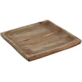 thumbnail image 3 of Bandeja para servir STORE INDYA, madera de teca, 20 x 20 cm, decoración del hogar, 3 of 3