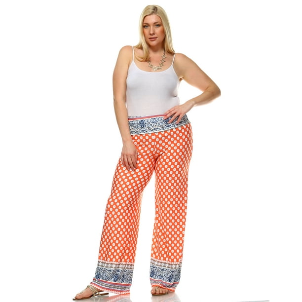 Plus size hotsell white palazzo pants