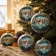 thumbnail image 5 of Sulaicai Christmas Story Ball Ornament, Mini Holiday Scene Transparent Hanging Bauble, Vintage Festive Keepsake Decor for Xmas Tree, Mantel, Indoor Holiday Party Display, 5 of 7