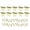 Gold color, variant on Necvior 10Pcs Semi Concealed Kitchen Cabinet Hinges Self Closing Hinges Inset Inset Antique Cabinet Hinge for Furniture Cupboard