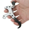 thumbnail image 5 of Compound Bow Brass Release Aids Thumb Trigger 3 4 Finger Grip Archery Hunting（silver）, 5 of 22
