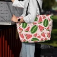 thumbnail image 4 of Wukai Watermelon Print Zipper Bag,large Beach Tote Bag,Waterproof Sandproof Bag,Grocery and Picnic Tote Travel Bag, 4 of 5