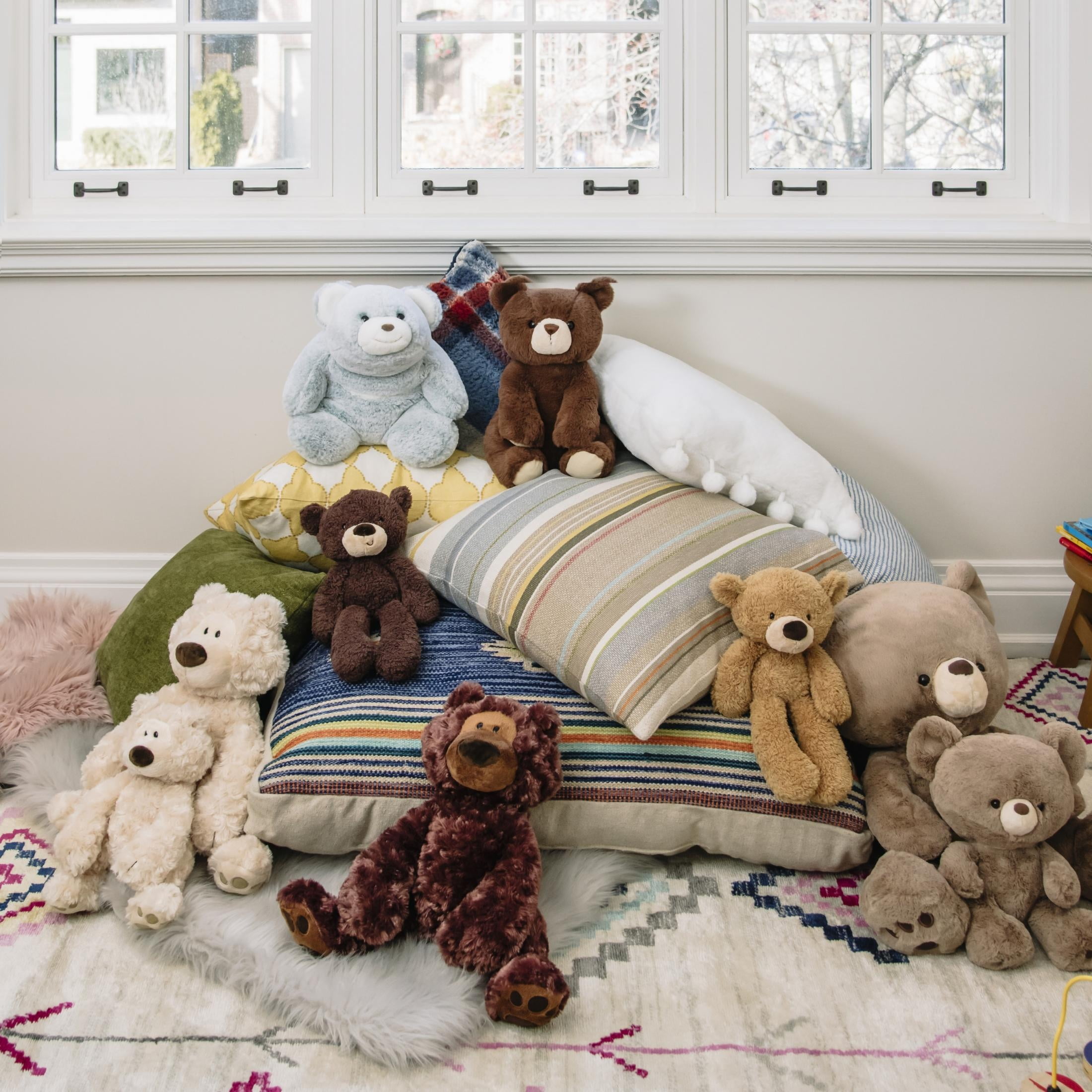 Philbin Teddy Bear 12-Inch Plush Toy | Chocolate Brown