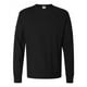 thumbnail image 1 of Camiseta de manga larga Hanes ComfortWash Garment Dyed Negro LG, 1 of 1
