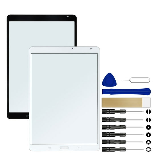 For Samsung Galaxy Tab S 8.4" Wifi SM-T700 T700 Replacement Front Lens Screen Outer Glass Tool Black