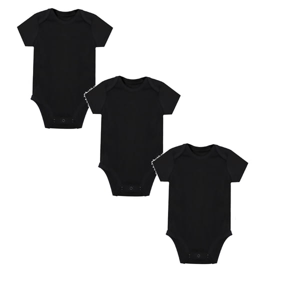 Newborn Bodysuit Romper Pajamas Jumpsuit Cotton Short Sleeve Bodysuits Preemie Sleepers 18-24 Months 3-Pack
