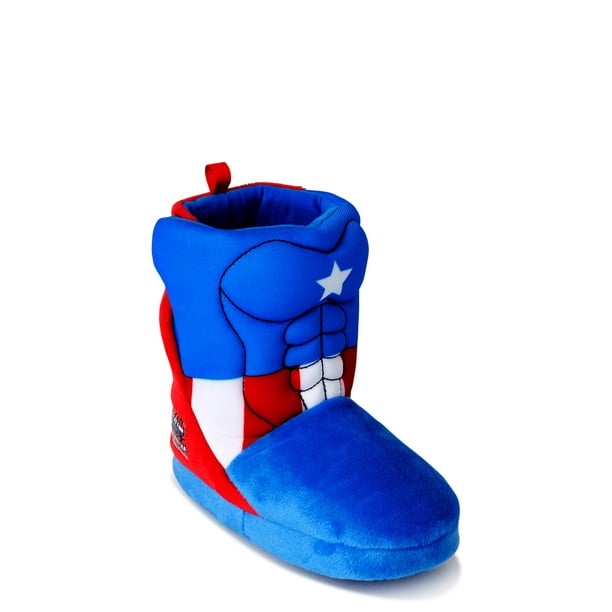 Boys Captain America Toddler Boys Licensed Plush Slipper Boys Captain America Toddler Boys Licensed Plush Slipper