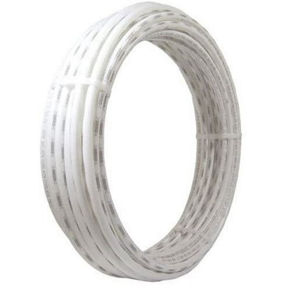SharkBite U850W50 Potable Water Pex Tubing, 1/4-Inch3/8 O.D. x 50 ft, Grey