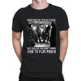 thumbnail image 2 of Poker Humor: Playing It Cool Comedy Men's T-shirt, 2 of 3