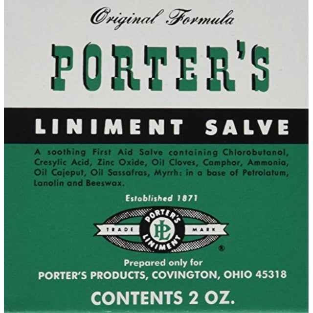 porter's liniment salve, 2 count