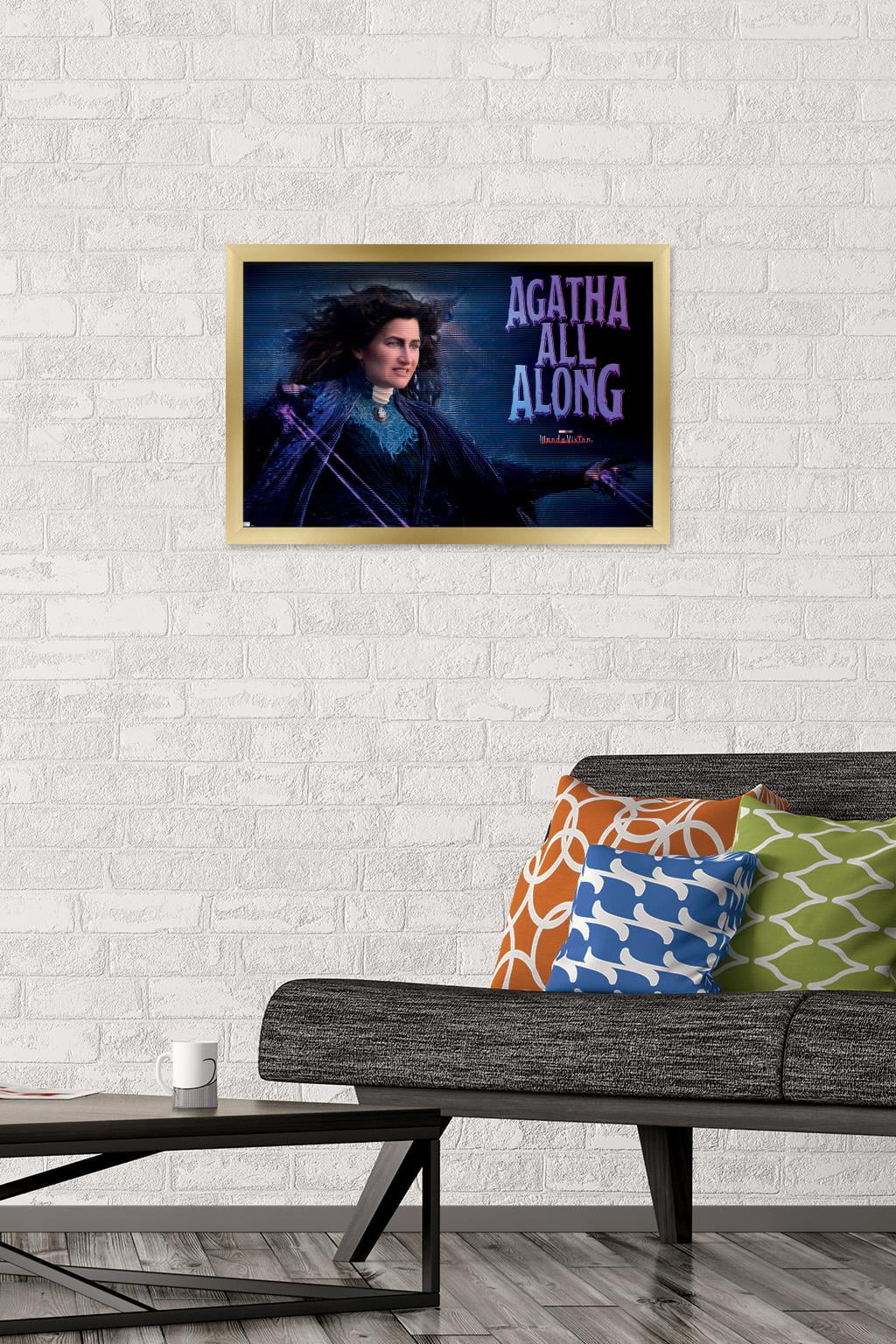 Marvel WandaVision - Agatha Spell Wall Poster, 14.725" x 22.375", Framed