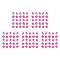 Uxcell Star Stickers, Self Adhesive Acrylic Star Rhinestones Jewel Sticker Sheet for Crafting Nail Decor Dark Pink