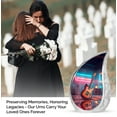 thumbnail image 3 of SABURIAL Guitar Urn - Keepsake Urn for Men & Women - Combo 2 - Large with 3 Inch Pack of 2 - Human Remains for Mom & Dad - Burial Urns for Ashes - Decorative Urns, 3 of 7