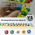 thumbnail image 5 of Bingo Master Board and 7/8" Multi-Color Bingo Balls Set. Bingo Calling Board for Parties, Large Groups, Family Game Night (White), 5 of 7