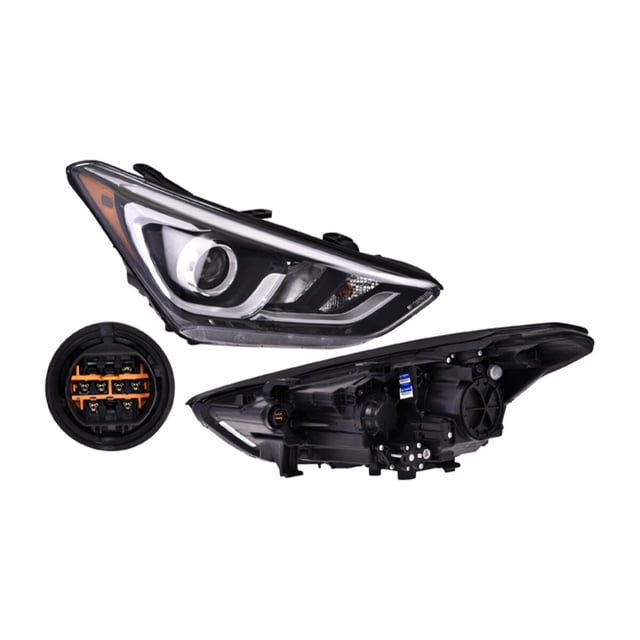 Faro Santa Fe Sport 2017 A 2018 Hyundai Der C/Leds C/Lupa DEPO .