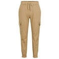 thumbnail image 4 of ORQ Men Side Zipper Taper Leg Pocket Casual Drawstring Pants, 4 of 8