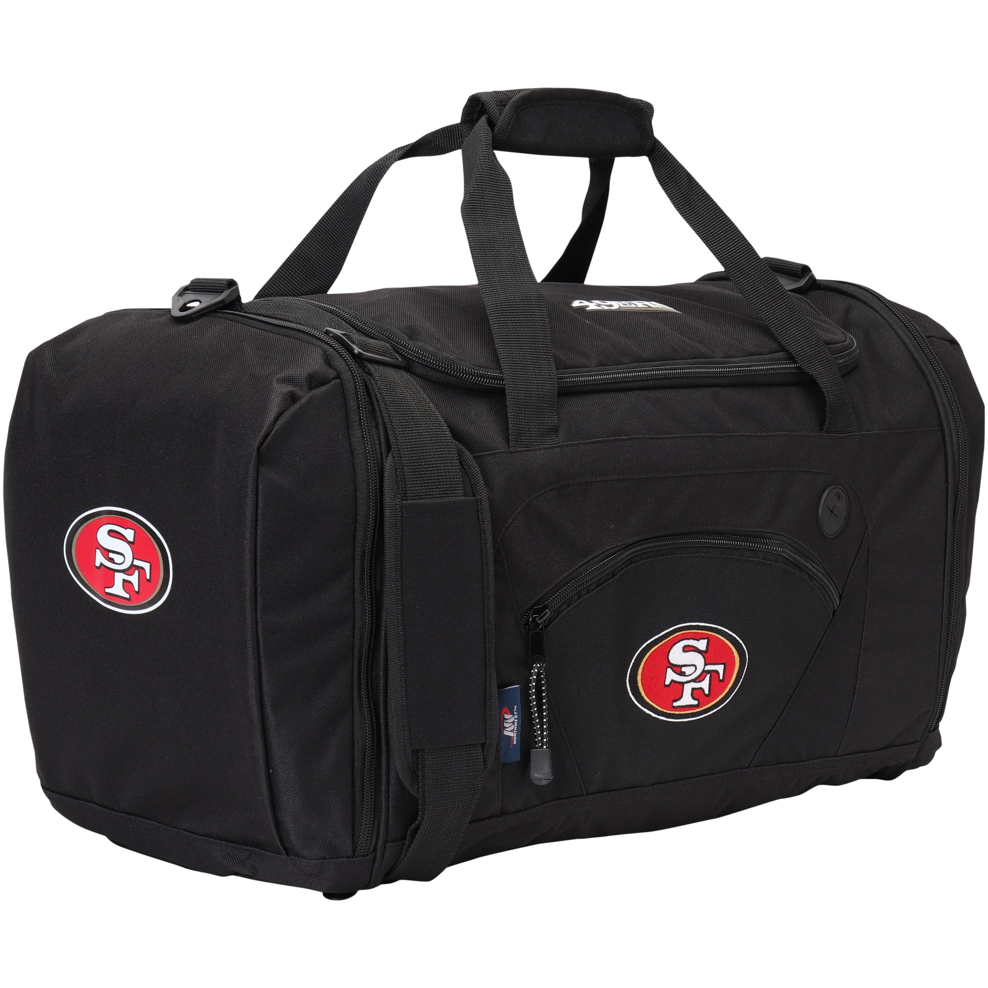 San Francisco 49ers "œRoadblock" 20"L x 11.5"W x 13"H Duffel Bag