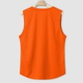thumbnail image 5 of Caqnni Men's Gym Tank Tops Workout Muscle Tee Sleeveless Fitness Bodybuilding T Shirts Cool Summer Beach Vacation L,Orange, 5 of 8