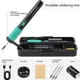 thumbnail image 5 of Cordless Rechargeable Soldering Iron Kit with 3 Temperature Adjustments Ideal for Home Appliance Repair and DIY Projects, 5 of 8