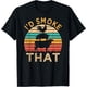 thumbnail image 1 of Funny BBQ I 'd Smoke That Barbacoa Retro Grilling Camiseta, 1 of 2