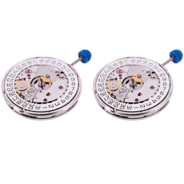 2X pour ETA 2824-2 SELLITA SW200 Blanc 3H Mouvement Horloger Mécanique
