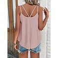 thumbnail image 2 of Aricy Tank Top for Women Mesh Eyelet Flowy Spaghetti Strap Camisole Sleeveless Scoop Neck Blouse Casual Summer Dressy Flowy Tops, 2 of 3