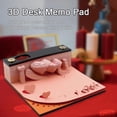 thumbnail image 3 of 3D Desk Notepad Creative Desk DIY Notepad Art paper Carving Gift UK Pad New, 3 of 8