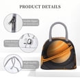 thumbnail image 4 of Balery Solar System Paper Art Bolsa de Almuerzo para Mujeres, Caja de Almuerzo, Bolsa de Almuerzo Pequeña Impermeable, Tote de Almuerzo Reutilizable con Gran Capacidad, 4 of 6