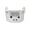 White-WH Home Decor, variant on karymi Cute Cow Basket for Nursery Small Shower Gift Basket Round Woven Rope Storage Blanket 0rganizer with Ears Handles Blanket Towel Decor Storage Holiday Gifts