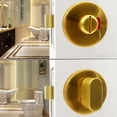 thumbnail image 3 of tooloflife Indicator Privacy Lock for Toilet WC Cubicles Bathrooms Door Lock Stainless Steel 4 Colors, 3 of 3