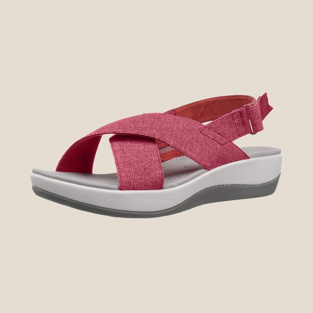 Zapatillas de verano para mujer, zapatos informales para mujer, sandalias con cuña de plataforma ligera Wmkox8yii nm7397