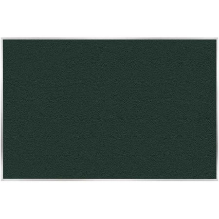 Ghent s Vinyl 4 x 10 Bulletin Board with Aluminum Frame in Ebony Brown