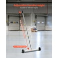 thumbnail image 4 of CAFORKP 17-Inch Magnetic Sweeper Heavy-Duty 10 lbs Capacity Rolling Magnet for Nails, Screws & Metal Debris – Adjustable Handle & Easy Cleanup for Garage, Driveway & Roofing Jobs, 4 of 10